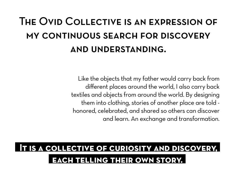 Text about The Ovid Collective: An expression of my continuous search for discovery and understanding.