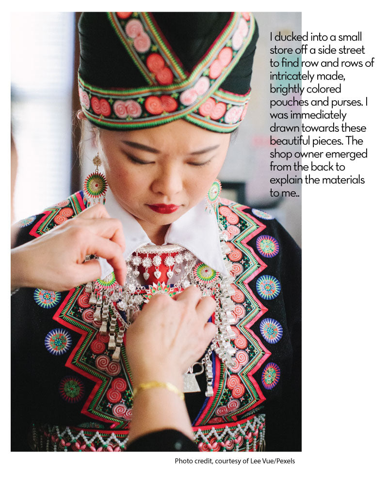 Travel through Textiles and Visit Hanoi through Hmong Flower Cloth Textiles