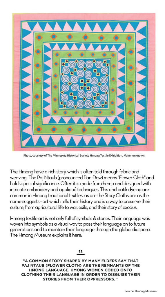 Travel through Textiles and Visit Hanoi through Hmong Flower Cloth Textiles