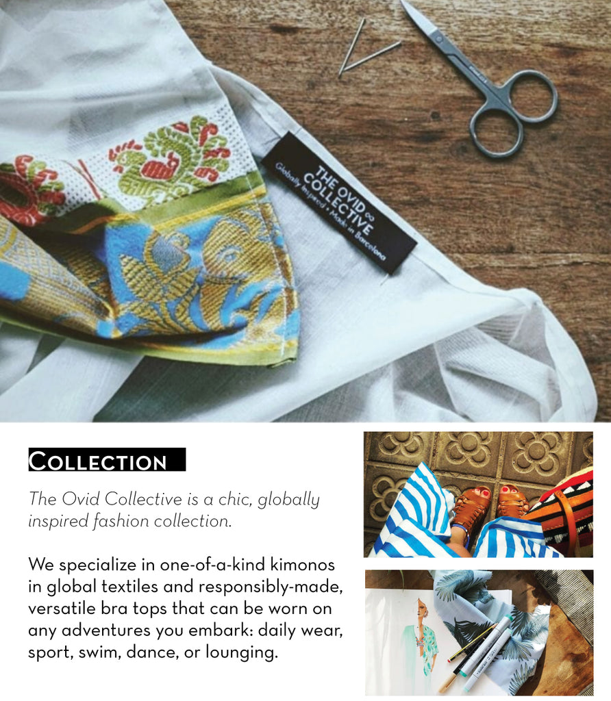 The Ovid Collective About Page - fashion lifestyle and travel brand with global textiles