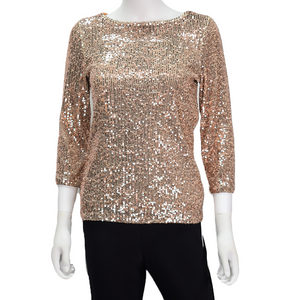 evans sequin tops