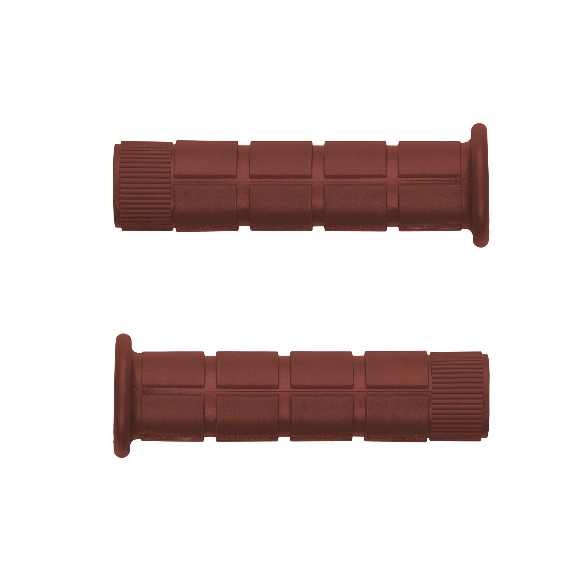 tan handlebar grips