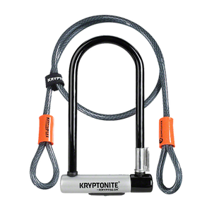 Kryptonite KryptoLok U-Lock 4x9&comma; with cable and bracket