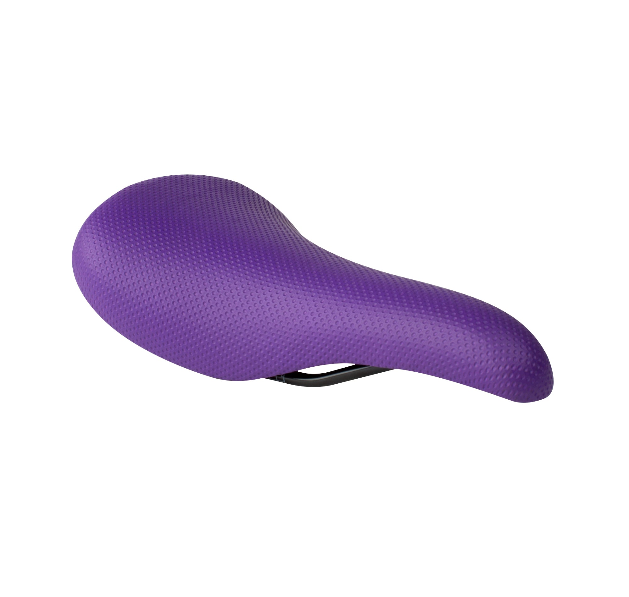 purple bike saddle