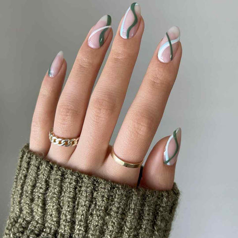 Swirl Nails Are The Easiest Abstract Manicure To DIY — See 20 Ideas