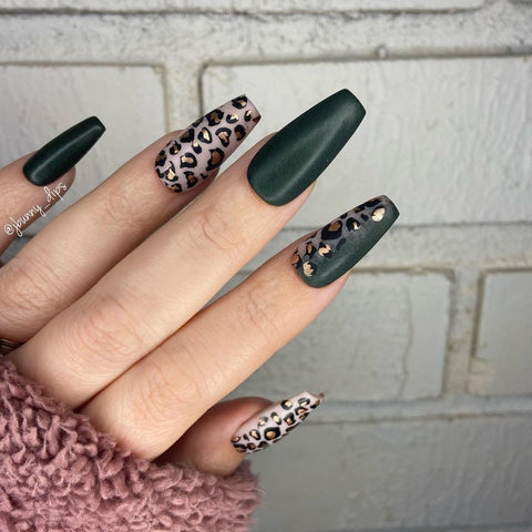 Animal Print Mani, Leopard Print Nails: Funky and Hippie Festival Nails To Rock Your Summer Fest Look