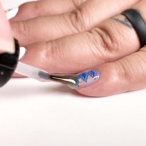 Nail Stamping Not Working (Common Mistakes You’re Doing When Stamping Your Nails): Not Sealing the Design, Use quality smudge free top coat