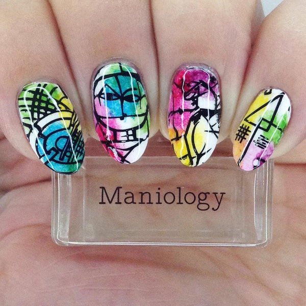 arts nails from maniology glue short almond glue space example prefer
