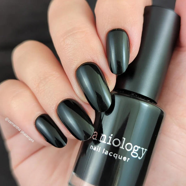black nail polish