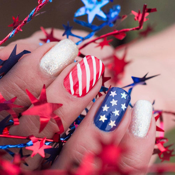 Celebrate the Fourth with Patriotic Nail Designs. — Beautiful Makeup Search