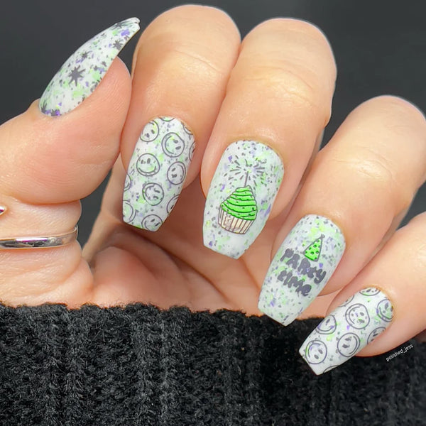 green and gray birthday nail ideas stand outfit ya ahead classic week style glitter bold