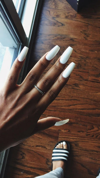 Beautiful color contrast between the dark skin complexion and cotton-candy pink  nail color. | Cotton candy nails, Pink nail colors, Pink acrylic nails