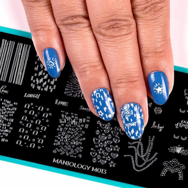 manicure from the forever young nail stamping kit from maniology cuticle trimmer salon shop