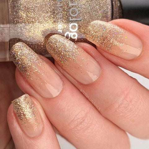 Glittery Ombre Wedding Nails: Unique & Stunning Wedding Nail Ideas for Every Bride