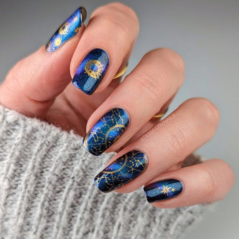 Celestial Zodiac Nails - Astrology Nails and Tarot Nails: 10 Mystical Nail Designs for Halloween
