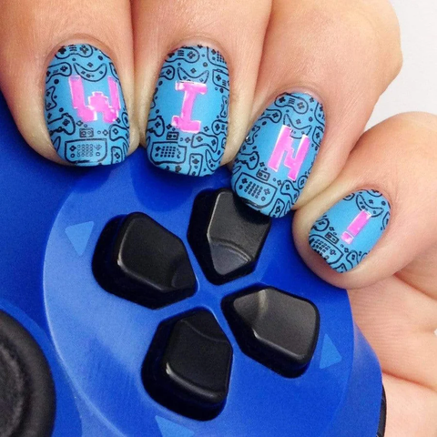 Video game inspired nails for your next japan trip