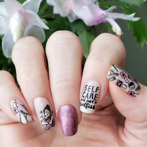 Self-care Nails with Beautiful Pink Color Palette: Inspiring Nail Art Ideas for International Women’s Day (Women Empowerment)