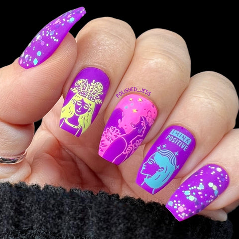 Neon Selfcare Manicure: Inspiring Nail Art Ideas for International Women’s Day (Women Empowerment)