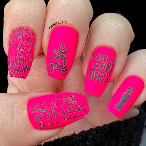 Bright Pink Inspiring Nails: Inspiring Nail Art Ideas for International Women’s Day (Women Empowerment)