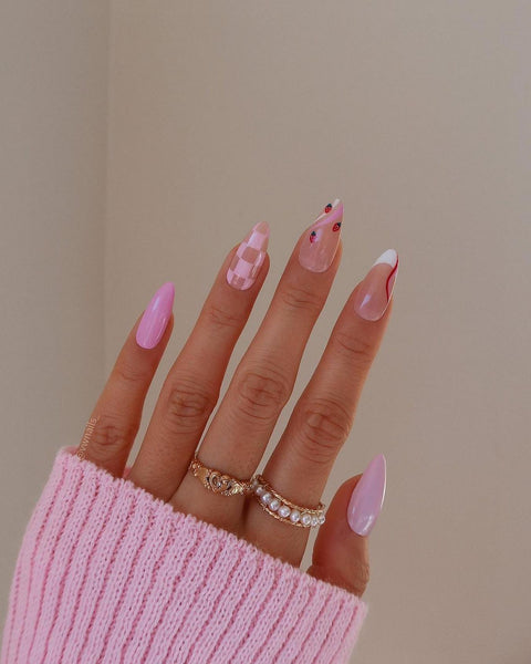 pink nail designs nails nails nails spring nail design pastel purple background nail artist accent nail spring nail designs
