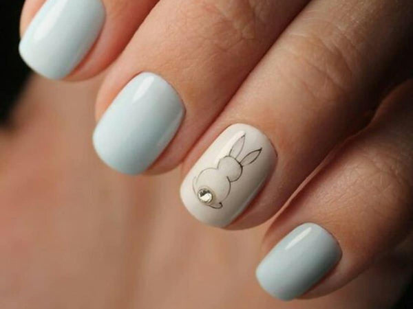 10. Classy Easter Nail Designs with Polka Dots - wide 4