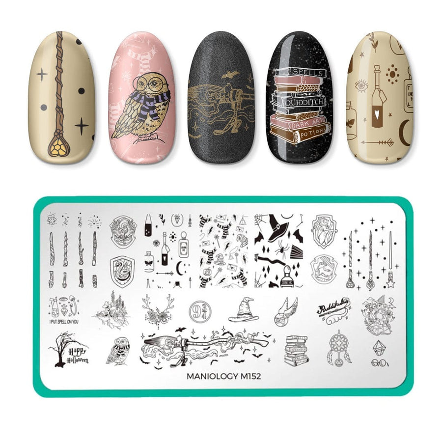 Wizards Welcome Bewitched Nail Stamping Plate | Maniology