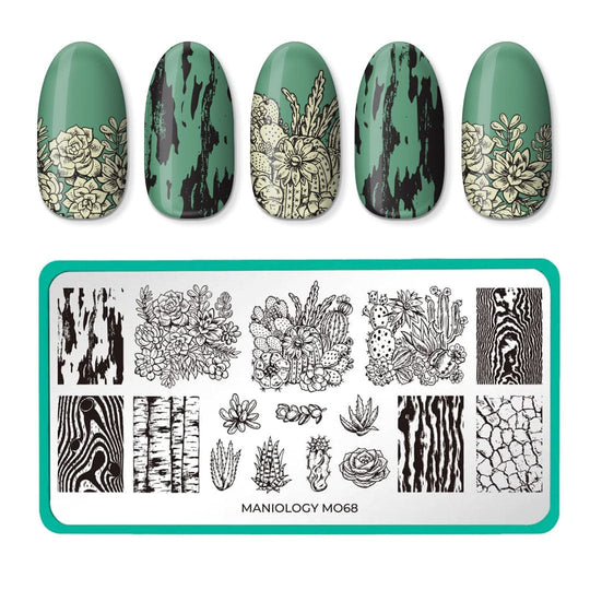  Maniology New Growth (M282) Nail Stamping Plate