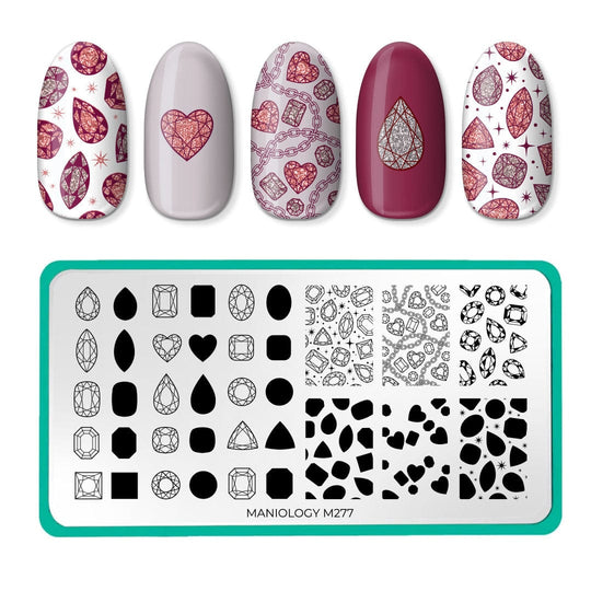 Writing on the Wall (m241) - Nail Stamping Plate