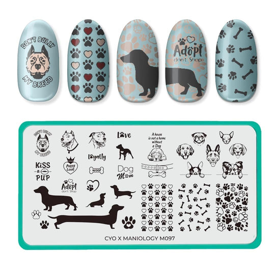 Fuzzy & Ferocious: Dog People/Canine Lover (m143) - Nail Stamping