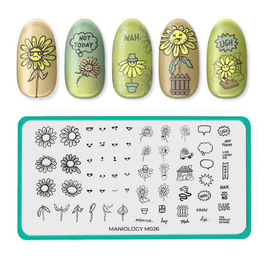 Forever Young: Stargazer (m012) - Nail Stamping Plate