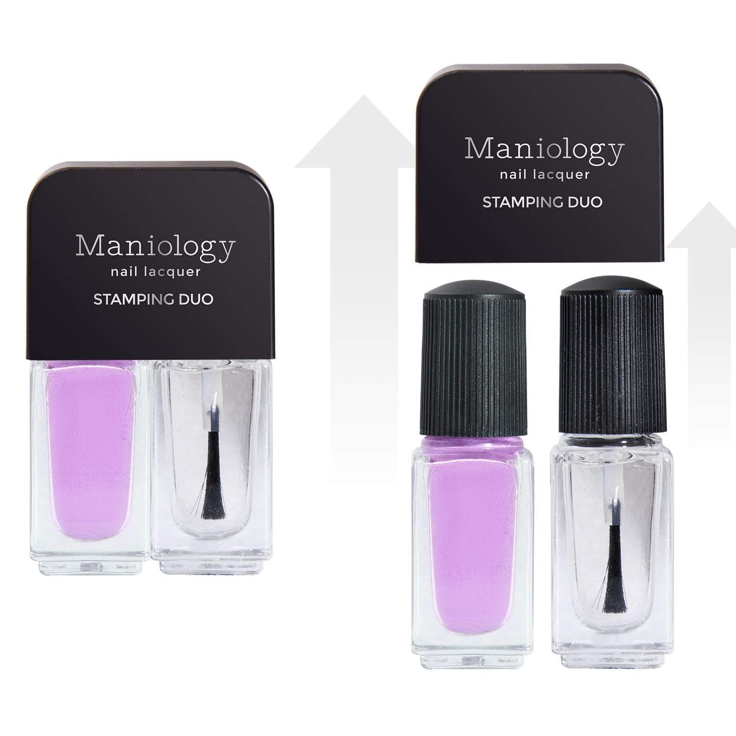 Maniology Valentine's Day Nail Stamping Starter Kit (Plate, Polish, Top  Coat, Stamper and Scraper Card)