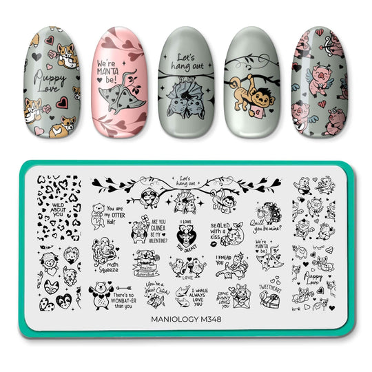 Cat Lover Fuzzy & Ferocious Stamping Plate | Maniology