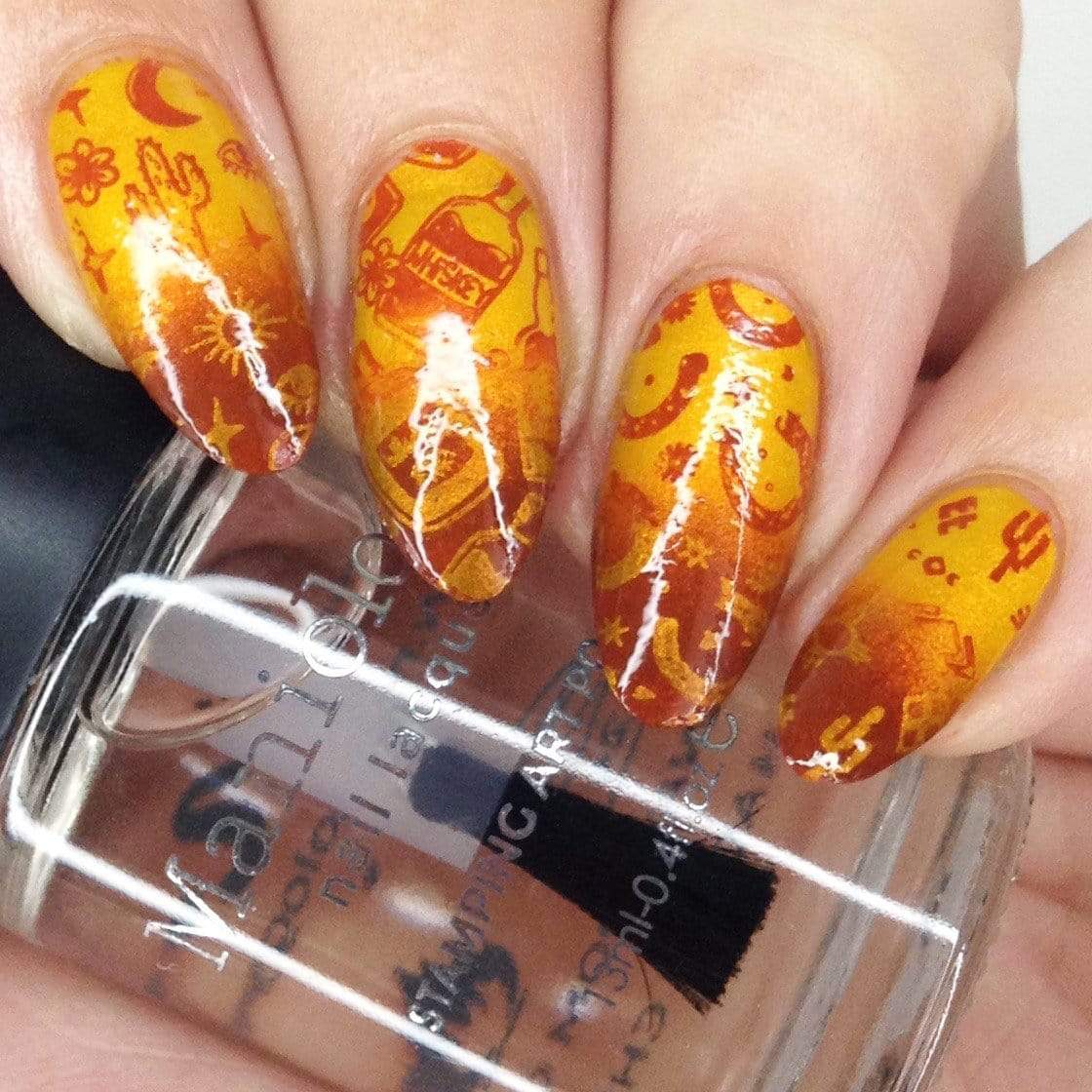 Mani x Me August 2021: Lasso (B395) - Duochrome Yellow Stamping Polish