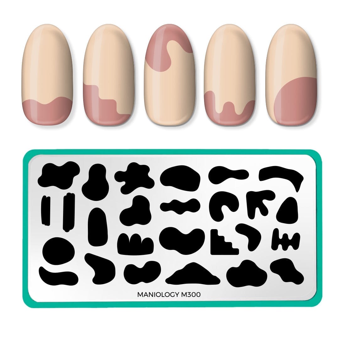 in Shape (M301) Nail Stamping Plate | Maniology