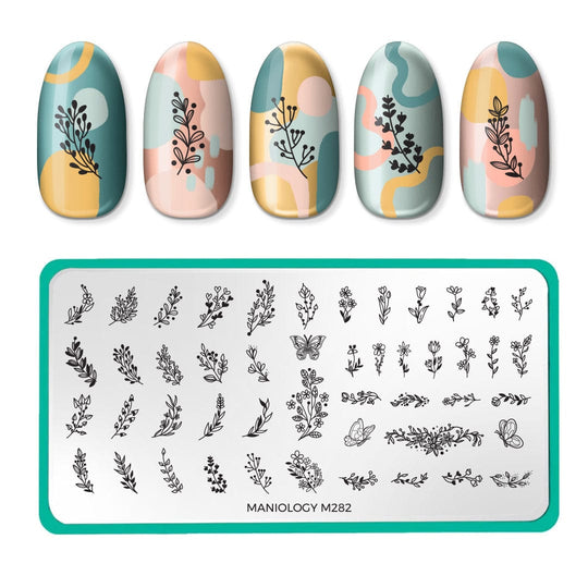 Koi Pond Lunar New Year Nail Stamping Plate | Maniology