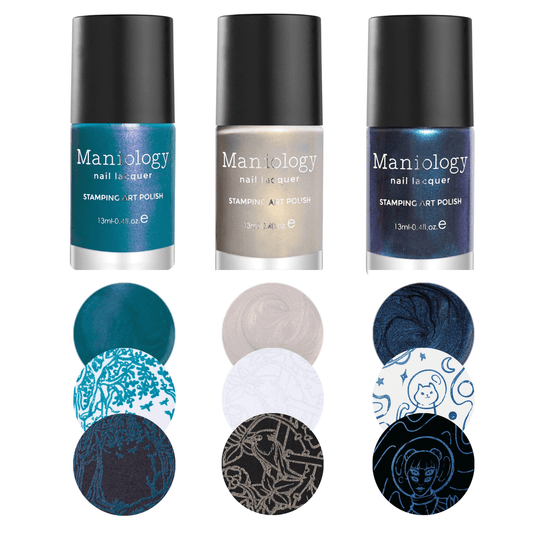 Tinseltown Semi Sheer w/ Glitter Nail Polish Set | Maniology