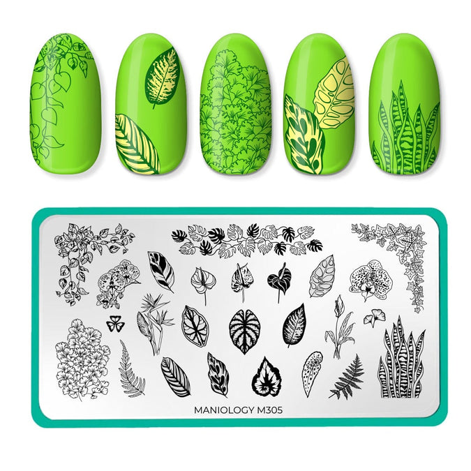 Plant Lover Nail Stamping Plate | Maniology