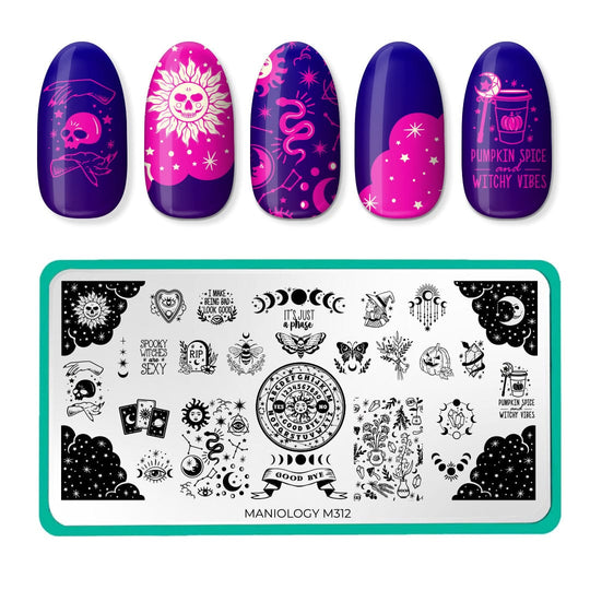 Writing on the Wall (m241) - Nail Stamping Plate