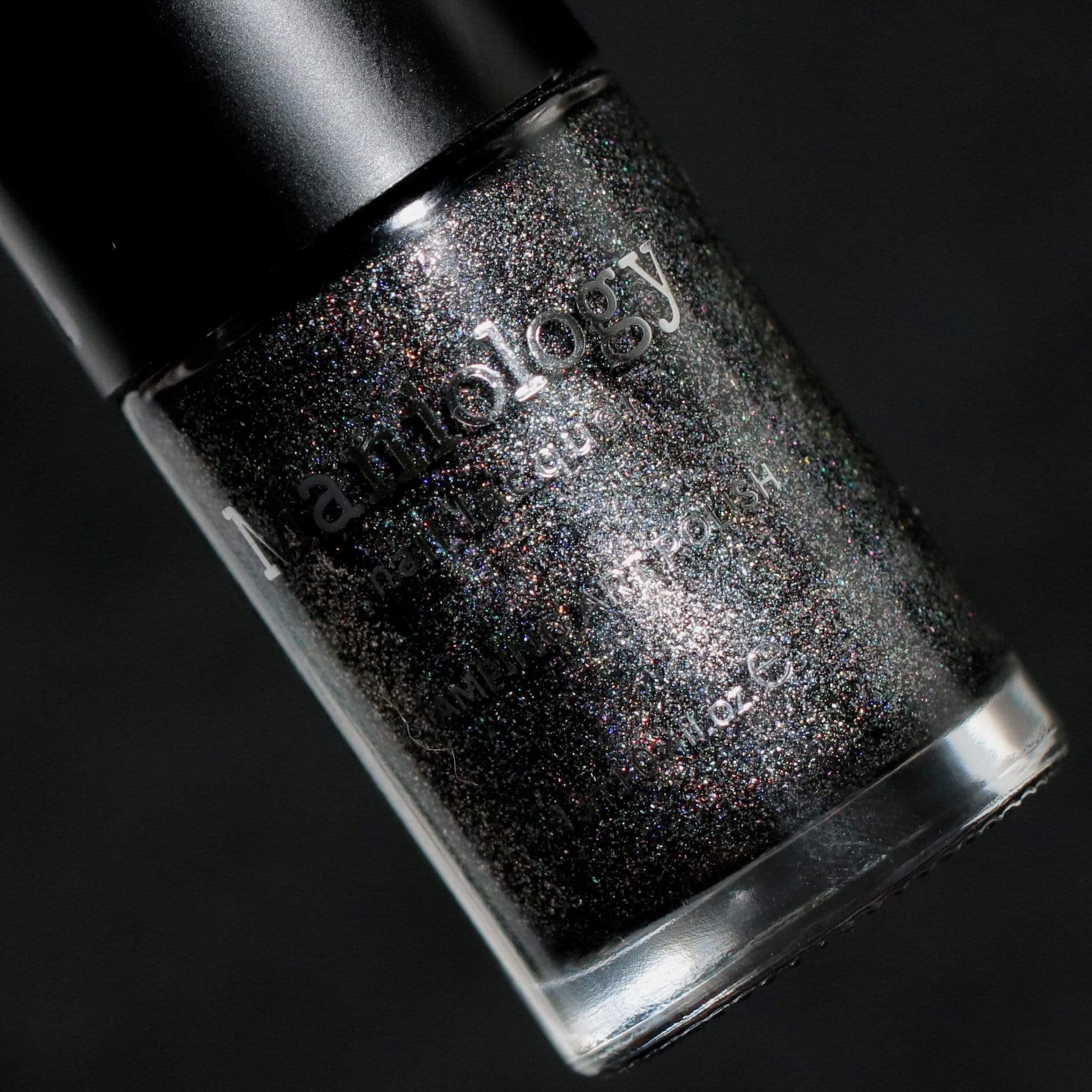 Raven (B402) - Black Sand Stamping Polish