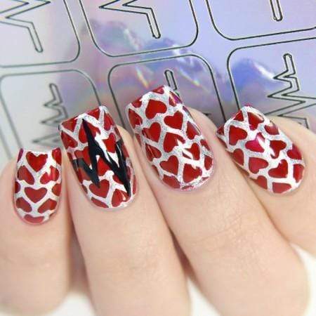 Red Hot (B174) - Cherry Tinted Red Stamping Art Polish