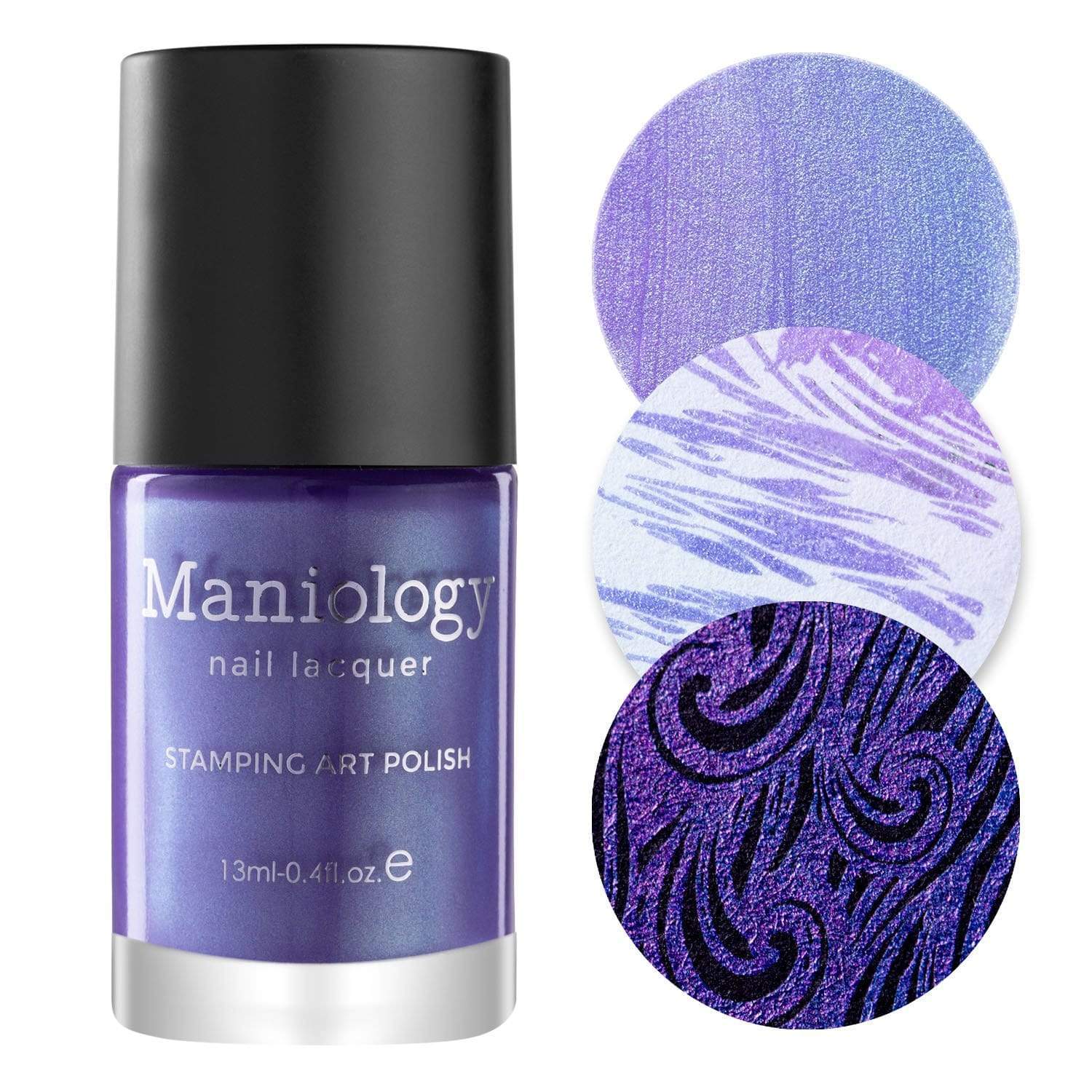 Sandy Beach: Kailua (B393) - Duochrome Purple Stamping Polish