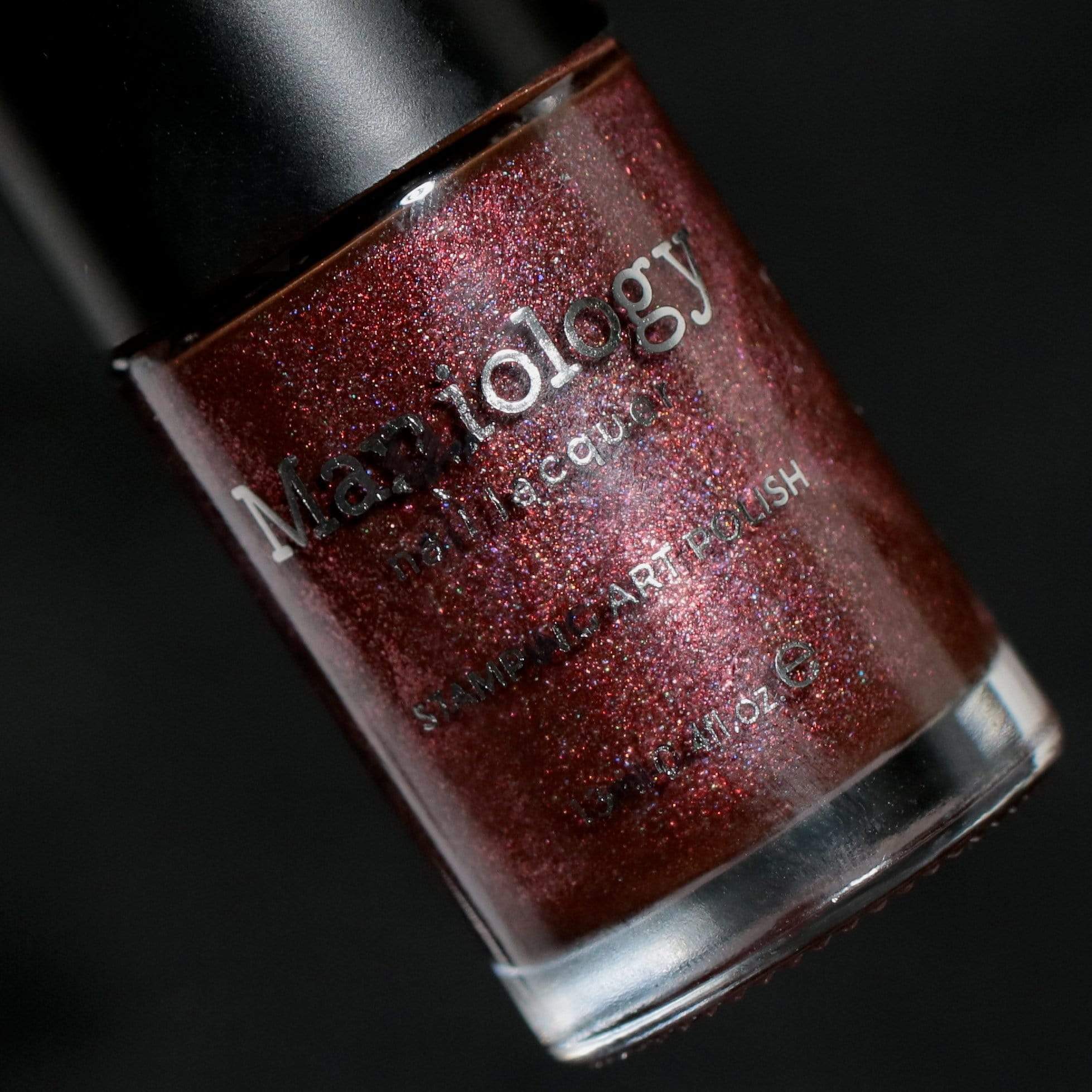 Slasher (B401) - Ruby Red Sand Stamping Polish