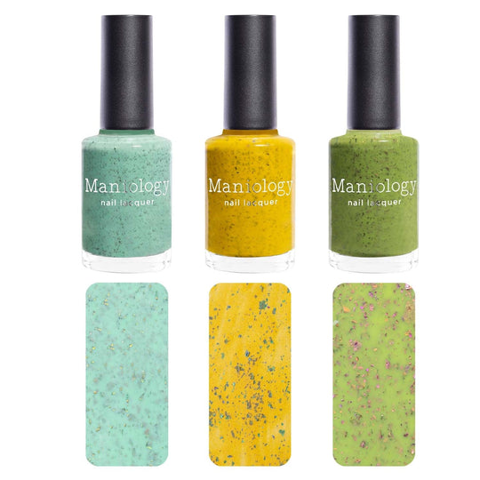 All That Glitters: 3-Piece Glitter Nail Polish Set