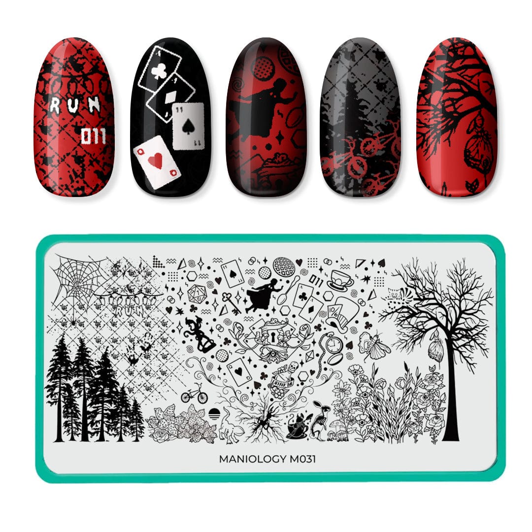 Maniology Stranger than Wonderland: Curiouser & Curiouser Stamping