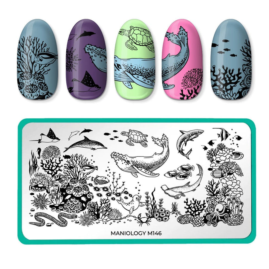 BOO-Gie French Nail Stamping Plate | Maniology