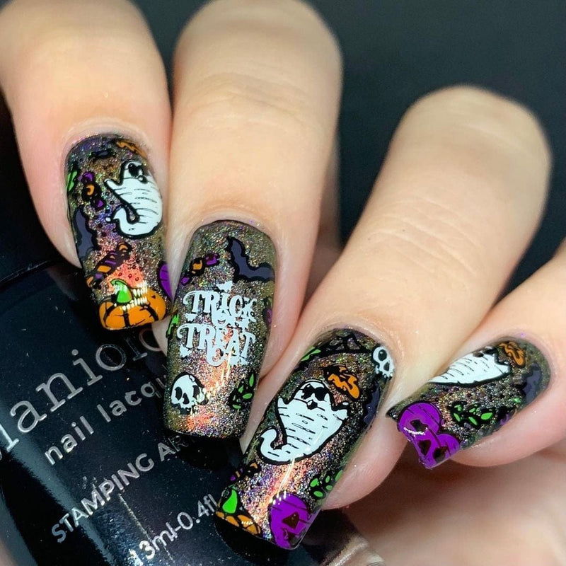 Vintage Halloween Nail Stamping Plate | Maniology