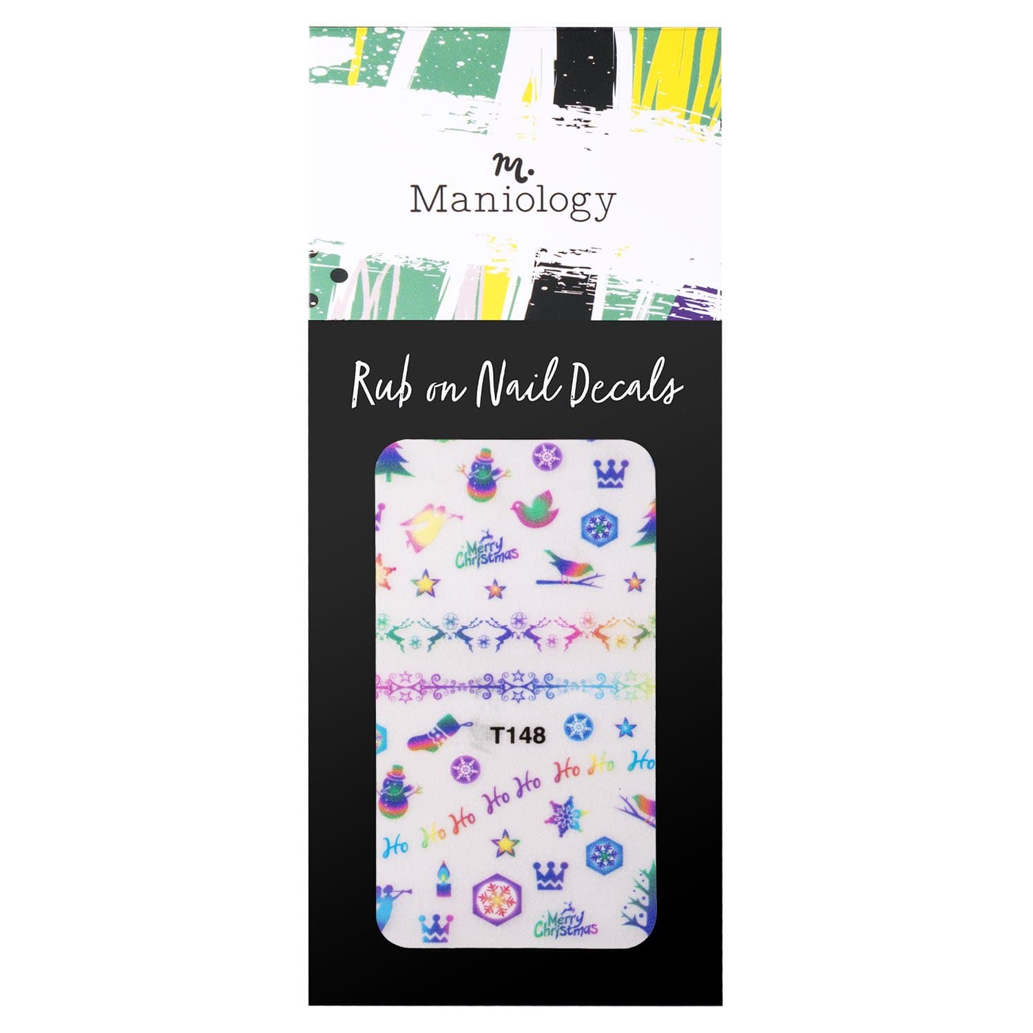 Winter Occasions: Northern Lights (T148) Rub-On Nail Decals