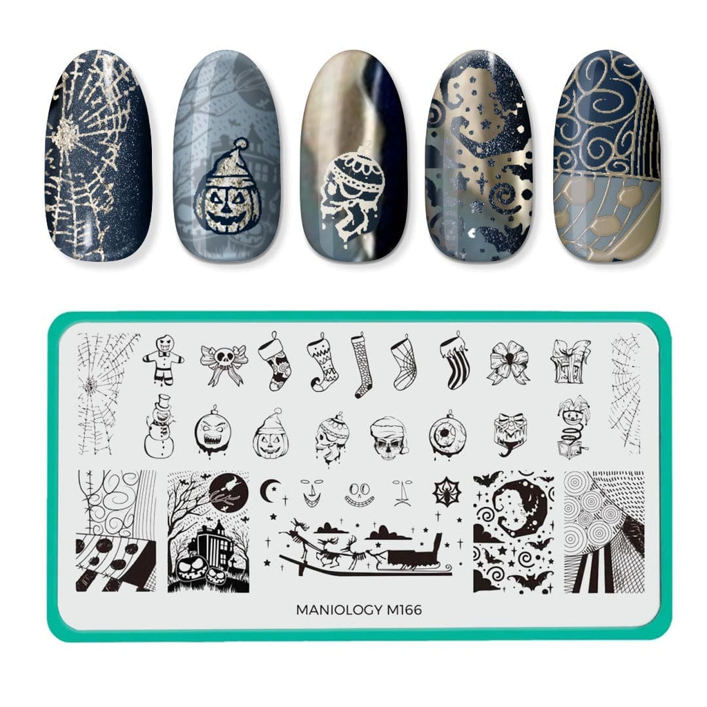 Sandy Claws X-Mas Nightmare Nail Stamping Plate | Maniology