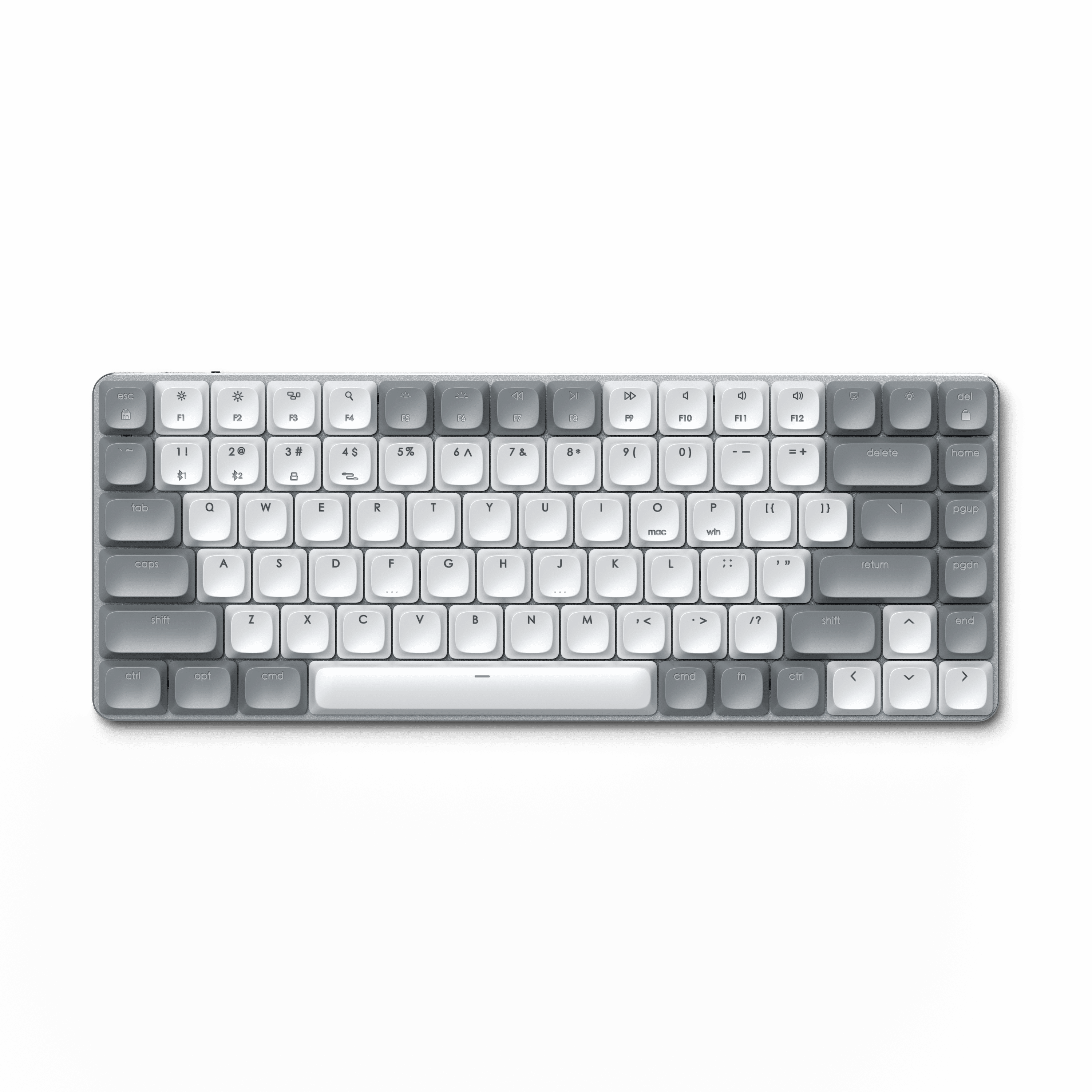 SM1 Slim Mechanical Backlit Bluetooth Keyboard Satechi Light