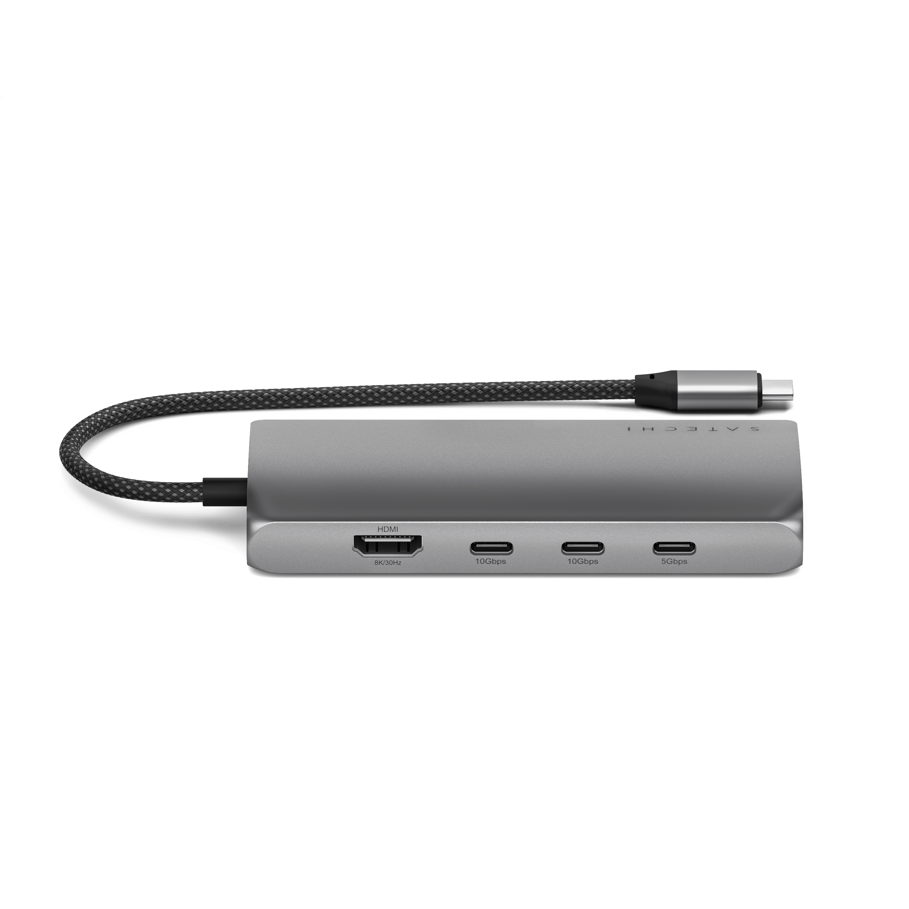 USB-C Multiport Adapter 8K With Ethernet V3 Satechi Space Gray